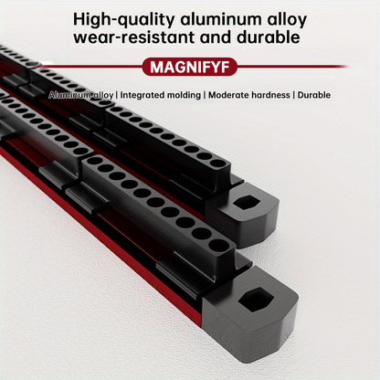 🔥Last Day 49% OFF-Pro-Series Aluminum Magnetic Hex Bit Organizer | 40-Slot 1/4" Drive Holder