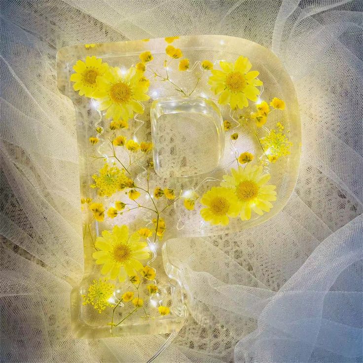 🔥Last Day 49% OFF - 🌸Flowers Resin Night Light