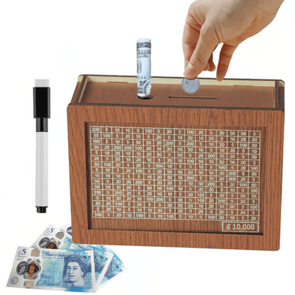 Hot Sale 49% OFF🎁Cash Vault Wooden Savings Box