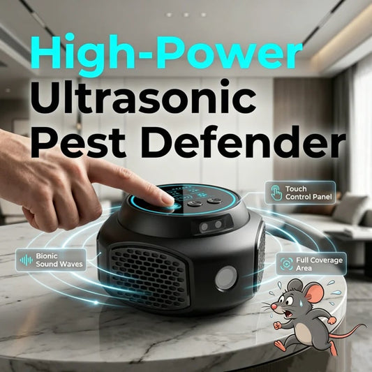 Flash Sale 60% OFF⭐High-Power Ultrasonic Pest Repeller - 600 Sq. Ft. Coverage Per Unit
