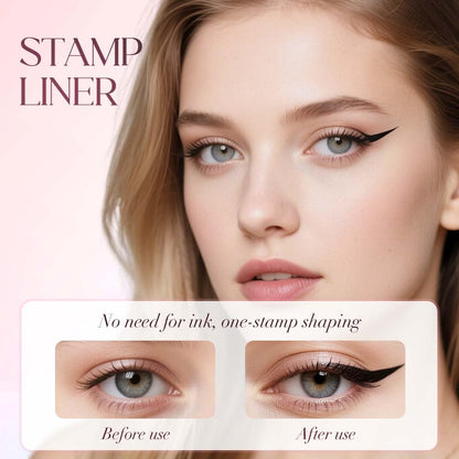 🔥LAST DAY SALE 49% OFF 🥇BUY 1 GET 1 FREE- New Foldable Eyeliner Stamp for Perfect Wings✨