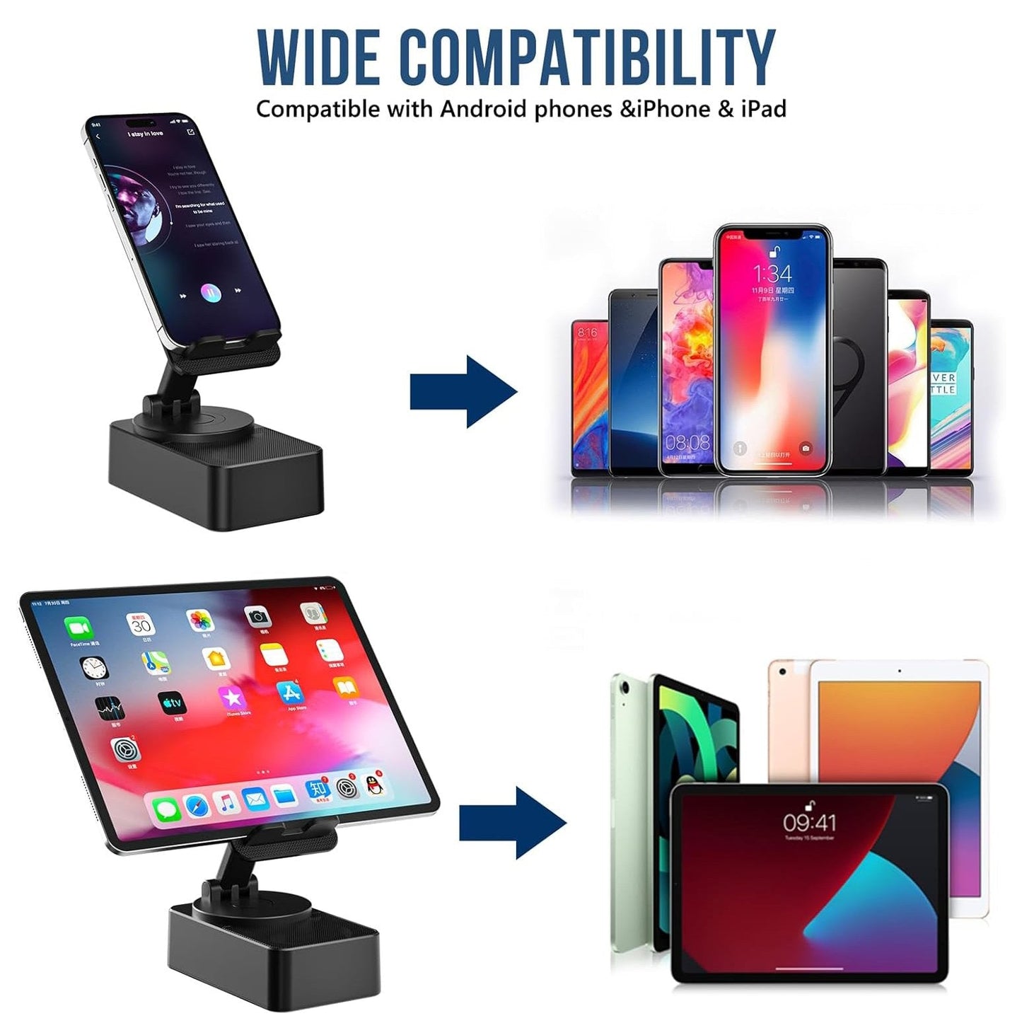 Last Day 49% OFF🤶Early Christmas Big Sale🎄5 in 1 Wireless Audio Bluetooth Speaker Phone Holder