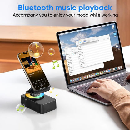 Last Day 49% OFF🤶Early Christmas Big Sale🎄5 in 1 Wireless Audio Bluetooth Speaker Phone Holder
