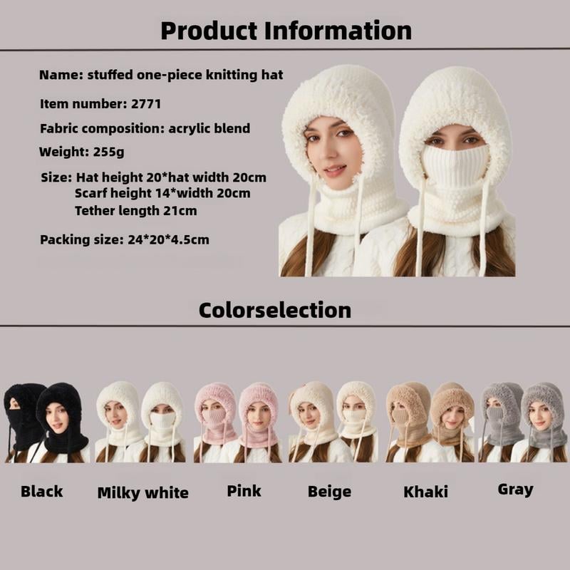 🔥Only £15.99 Last Day Promotion!💥🔥3 in 1 Beanie Hat For Women