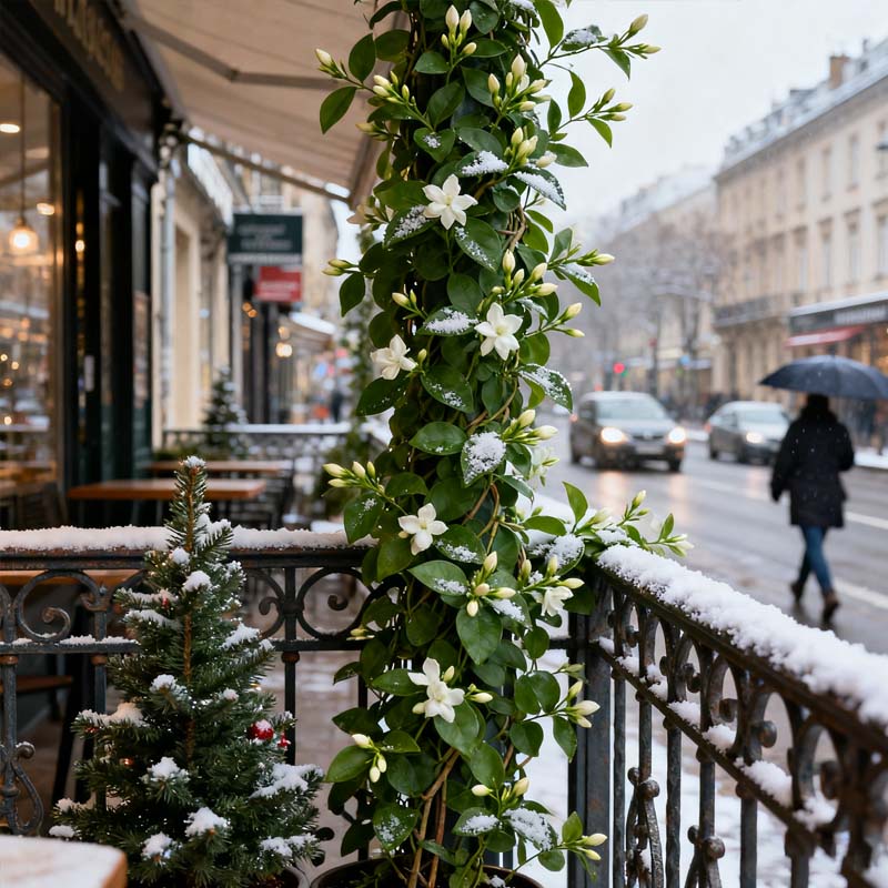 🏆 75K+ SOLD! 🌿❄️ FrostCharm Jasmine Seeds – Winter Planting, Perennial Blooms & Fragrant Garden Elegance 🌸