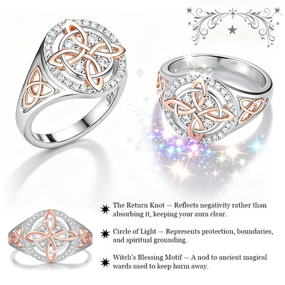 🔮💍Handmade Witch's Return-Knot Protection Ring💞Protect Your Loved Ones