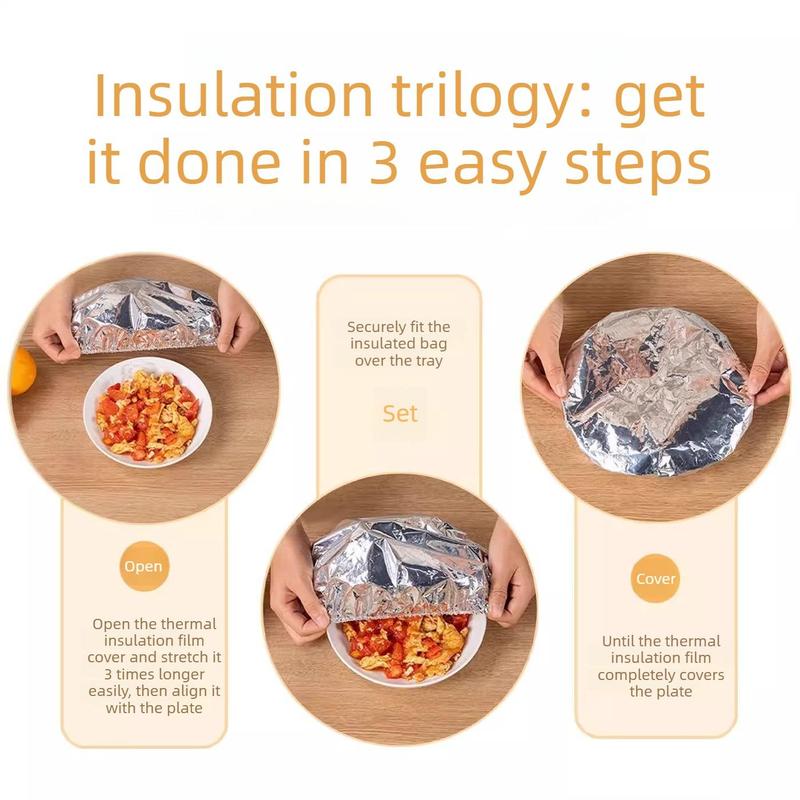 🥳2026 HOT SALE🥳💞50K+ SOLD!✨ 💝Aluminum Foil Heat-retaining Cover 1