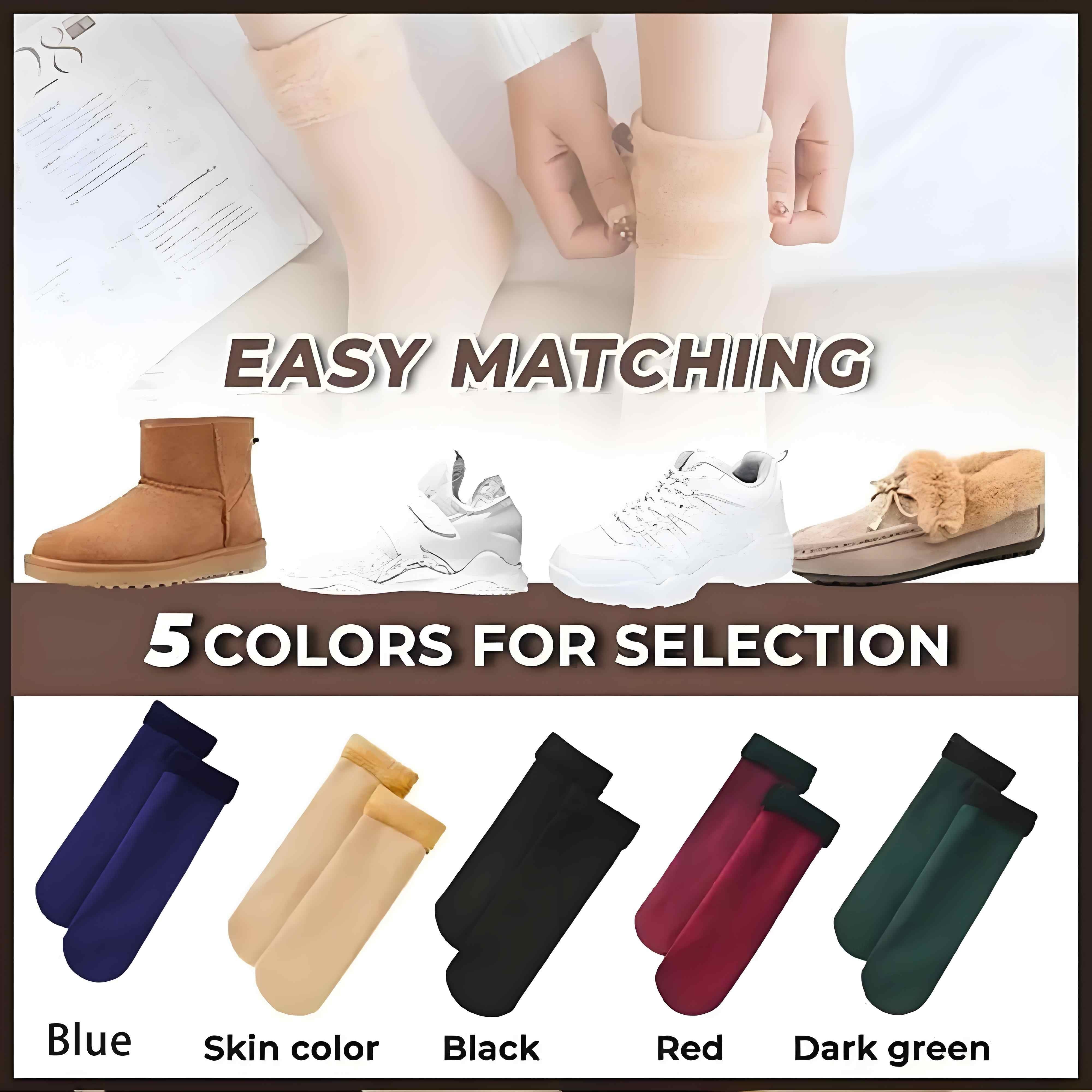 🔥One pair of each colour (5 pairs)
