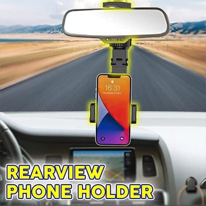 🔥Summer Hot Sale - 48% OFF🔥🔥🔥 360° Car Rearview Mirror Mount Stand Holder for Cell Phone