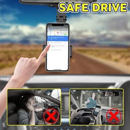 🔥Summer Hot Sale - 48% OFF🔥🔥🔥 360° Car Rearview Mirror Mount Stand Holder for Cell Phone