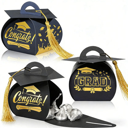 🔥Hot Sale 49% OFF🔥30 Pcs mini graduation cap candy cards