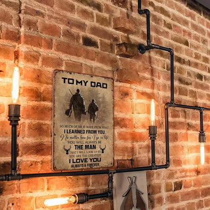 ❤️"To My Dad"❤️ Hanging Aluminium Metal Sign