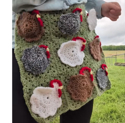 Chicken Egg Collecting Apron