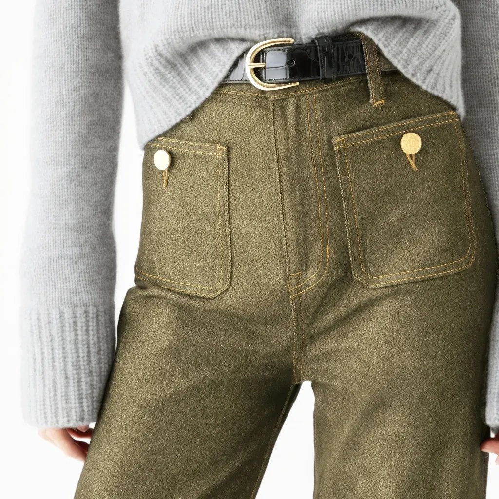 🔥Last Day 49% OFF-Tummy Control Sailor Wide Leg Jeans