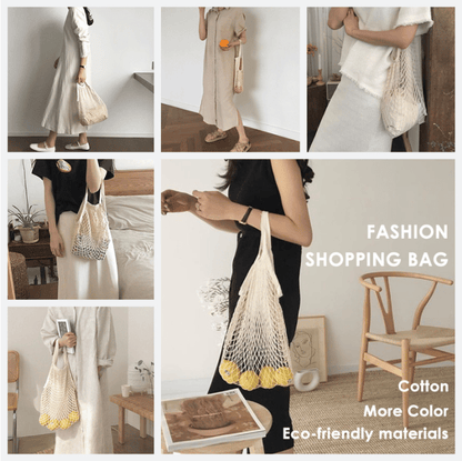 SAY NO TO PLASTIC♻️Eco-friendly Portable Mesh bag Shopping Net Bag