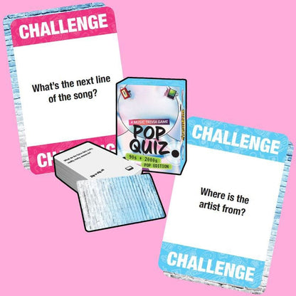 🔥Last Day 49% OFF🔥Lyrics Pop Quiz Pop Quiz 90s & 2000s Edition Music Trivia Game