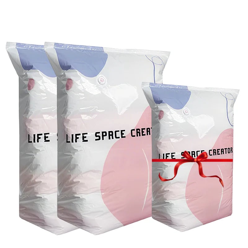 📦 Large-Capacity Vacuum Bags – No Pump Needed! 💨✨