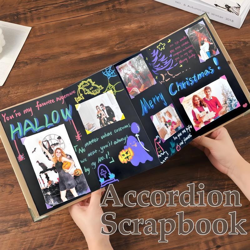 🔥Last Day 49% OFF-✨The Memory Keeper: 99+ Inch Accordion Scrapbook Album📚