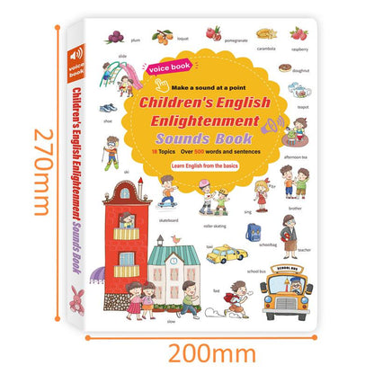 500-Word Audio Learning Book for Toddlers – Tap & Master Vocabulary in 18 Everyday Topics