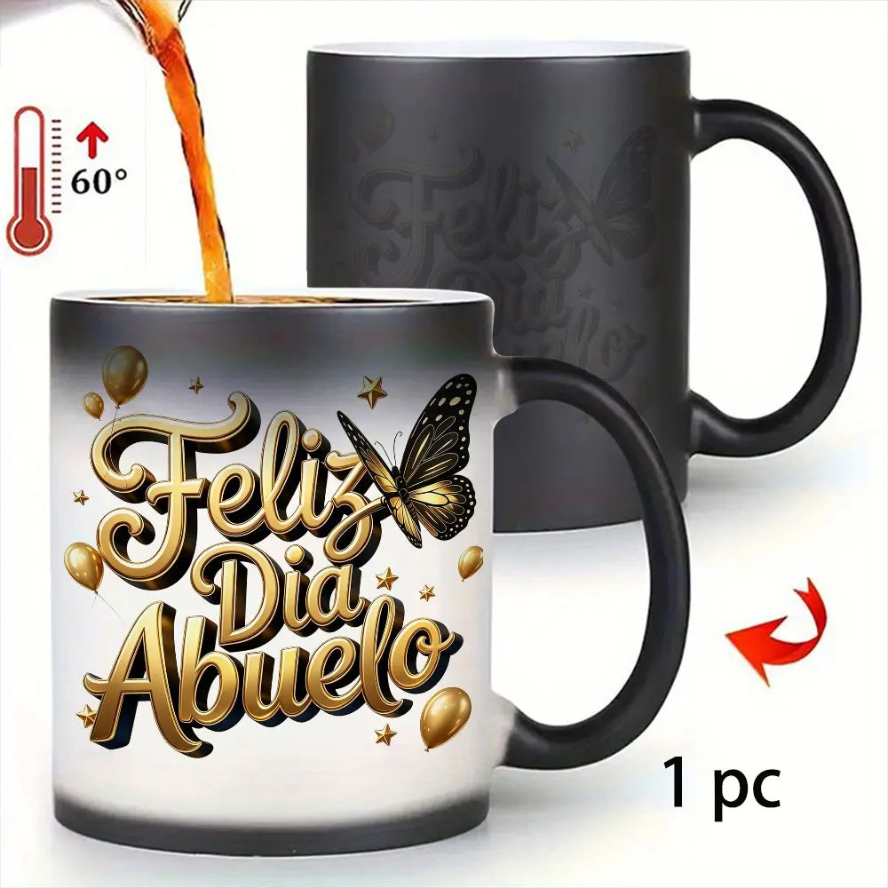 🔥Last Day 50% OFF - Magic Color Changing Mug with Heart Handle - 11OZ