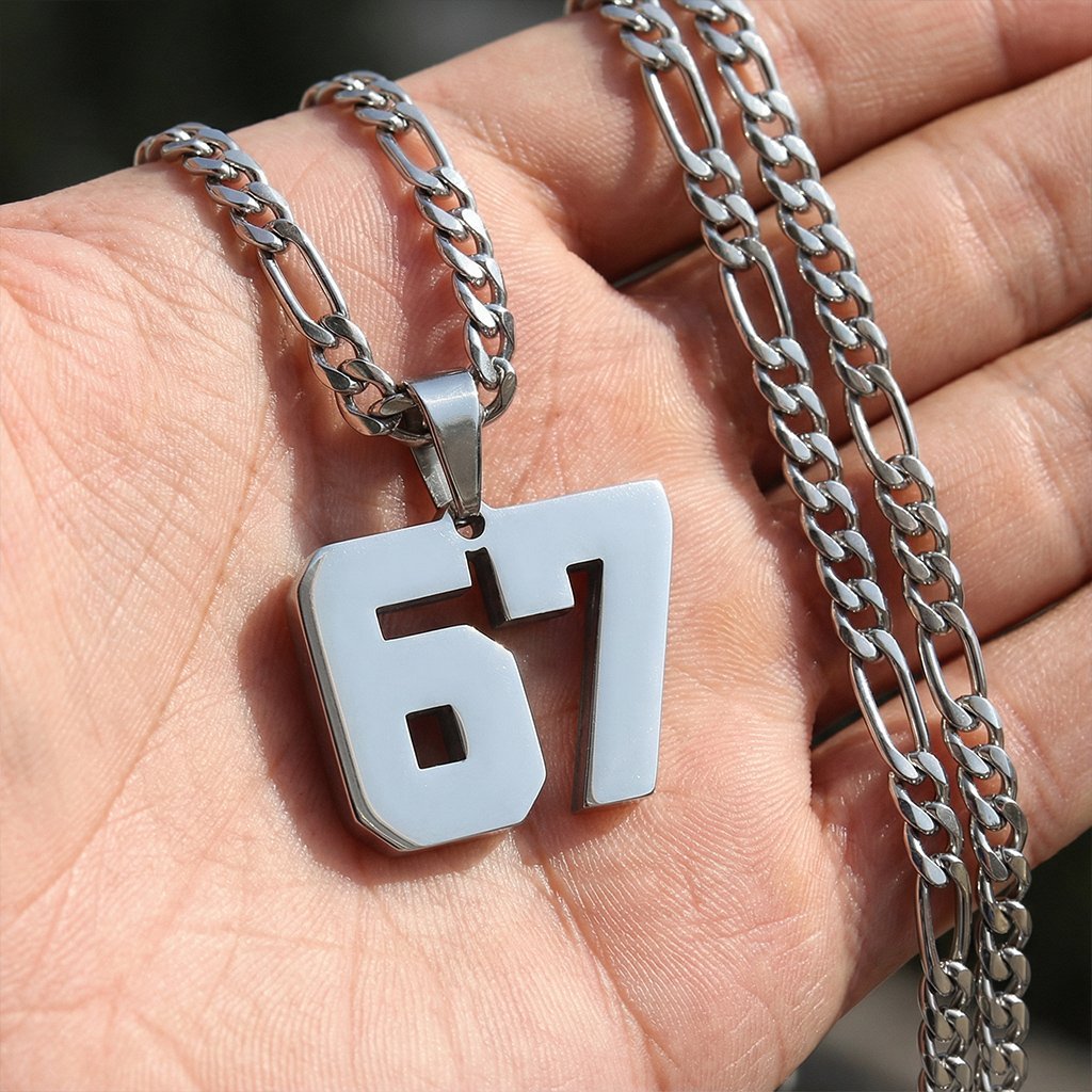Hot Sale 49% OFF🔥Unisex 67 Number Pendant Necklace - 67 Number Pendant Necklace