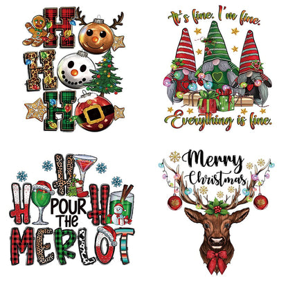 🔥Last Day 49% OFF🎄 15PCS Christmas Mystery DTF Transfer Bundle 🎅for T-Shirts, Totes & DIY Gifts