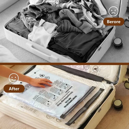 🔥Hot Sale 49% off 🧳 Cordless Travel Vacuum Storage Compression Bag Set