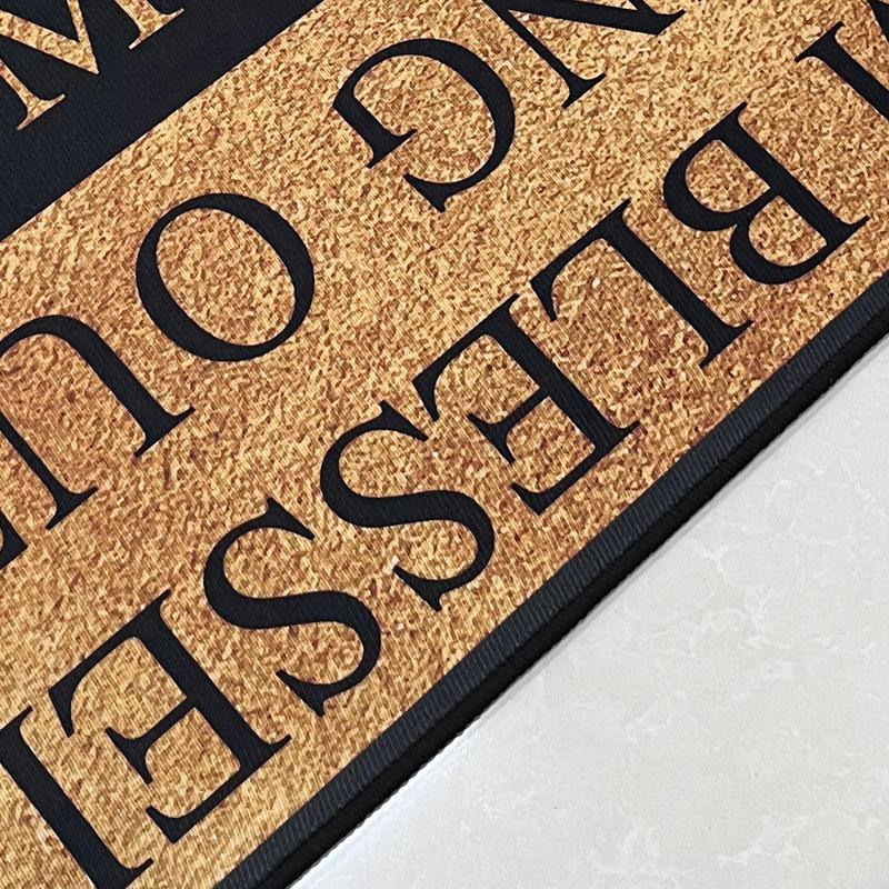 🔥Blessed Home Essential🔥Letter Patter Door Mat - Blessed Coming & Going