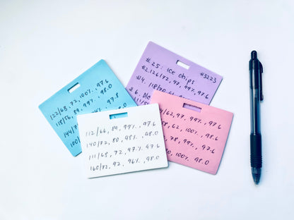 🩺Erasable Badge Note | Dual-Side Writable, Fade-Proof & No Blur (🖊Write. Wipe. Repeat.) 🎁Free Badge Clip Included📋