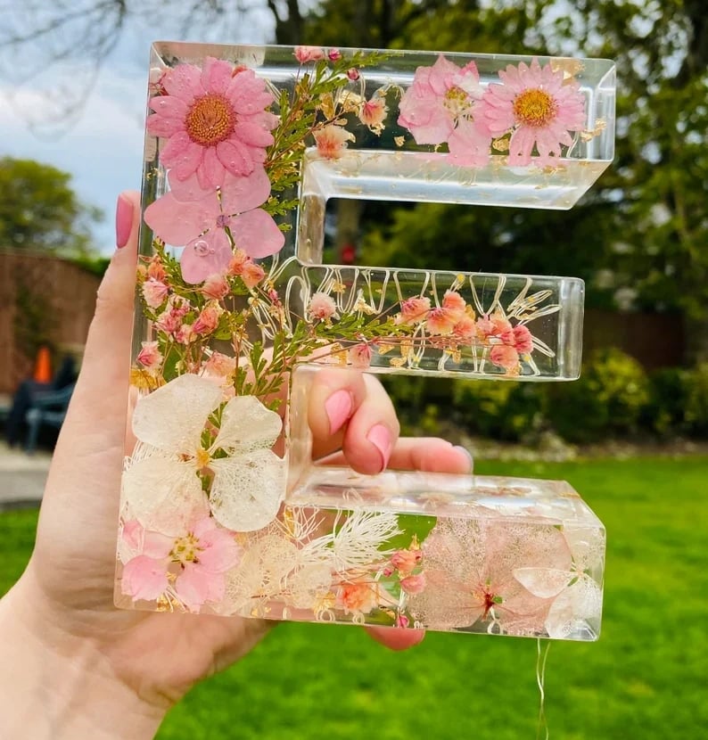 🔥Last Day 49% OFF - 🌸Flowers Resin Night Light