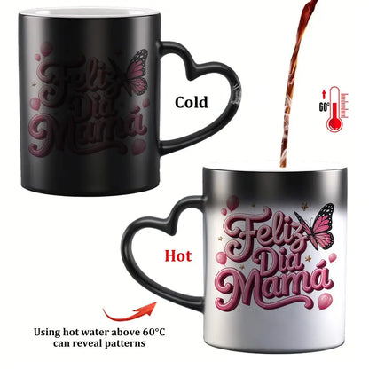 🔥Last Day 50% OFF - Magic Color Changing Mug with Heart Handle - 11OZ