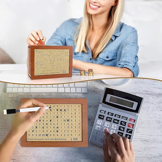 Hot Sale 49% OFF🎁Cash Vault Wooden Savings Box