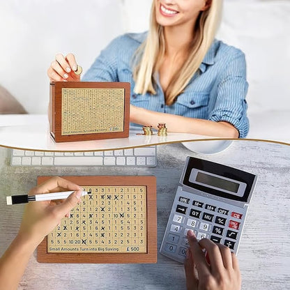 Hot Sale 49% OFF🎁Cash Vault Wooden Savings Box