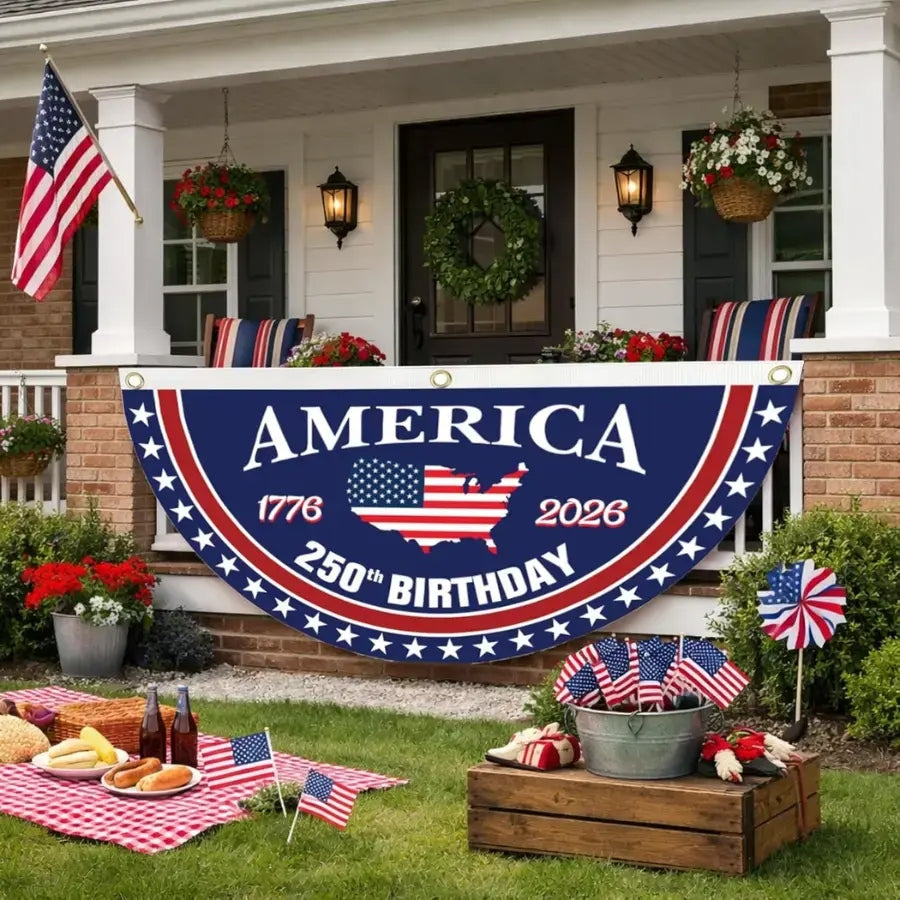 Flash Sale 60% OFF⭐Veteran Made - USA 250 YEARS COMMEMORATIVE BANNER