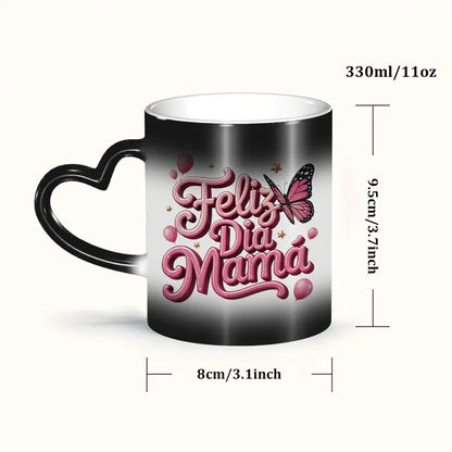 🔥Last Day 50% OFF - Magic Color Changing Mug with Heart Handle - 11OZ