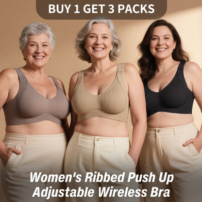 🎁Last Day Buy 1 Get 3 Packs🔥Super Firming Wire-Free Push Up Bra All-Day Comfort No More Sagging (3-Pack Value Set)