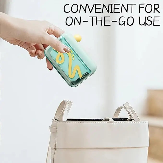 Travel-sized Storage Case with 50 Dental Floss Sticks