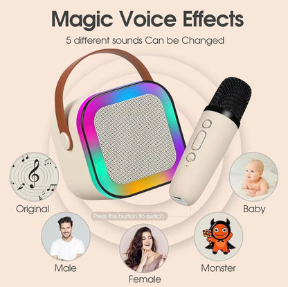 🔥Last Day 49% OFF-Fall Portable Wireless Karaoke Speaker with 2 wireless Microphone