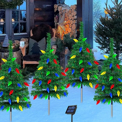 🎄4-in-1 Aurora Haven Outdoor LED Light (with 80 strawberry decorations)