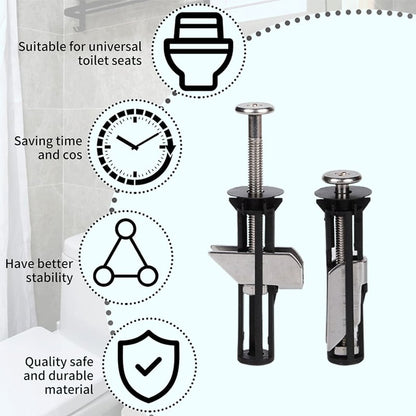 🔥Hot Sale🔥Heavy Duty Toilet Seat Fastener Bolt kit(A Set of 2 Pcs)🔥