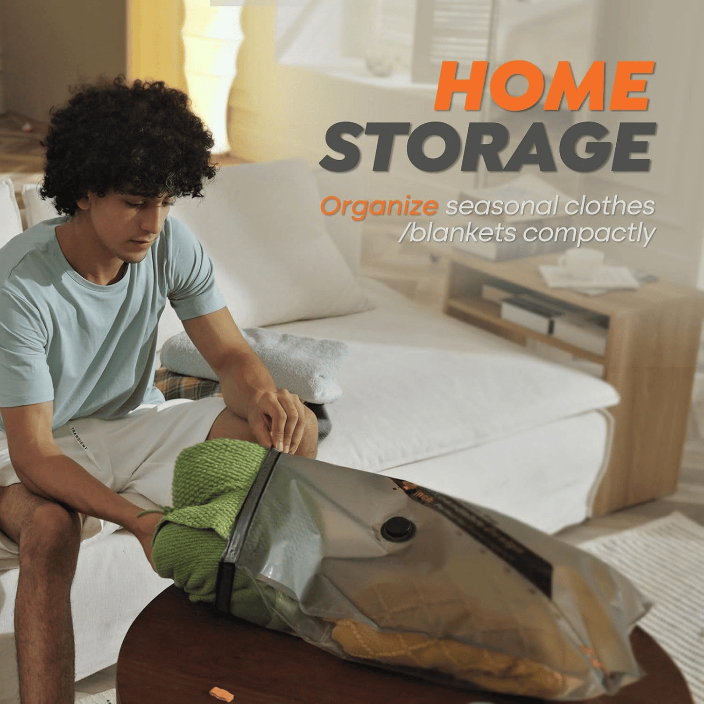 🔥Last Day 49% OFF👍Vacuum Compression Storage Bags with USB - Rechargeable Electric Pump - Ultra - Compact, Lightweight Space - Savers