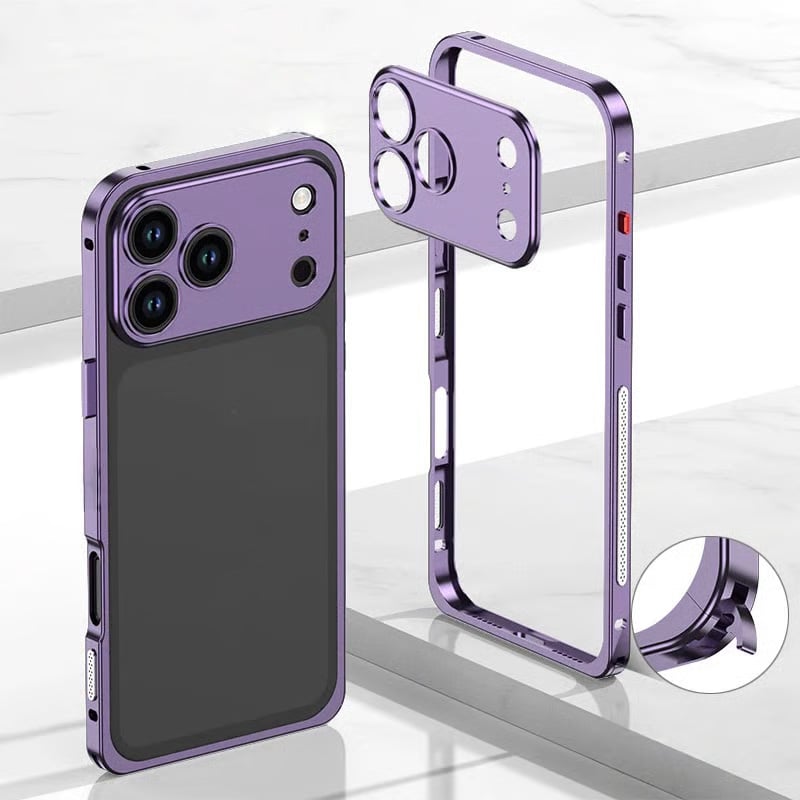 Aluminum Alloy Cooling Frame Heat Dissipation Case for iPhone 17 Series