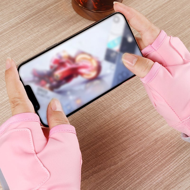 🔥Last Day 49% OFF💖✨Smart Thermostatic Heated Fingerless Gloves | Warm + Flexible + All-Day Cozy 🤗