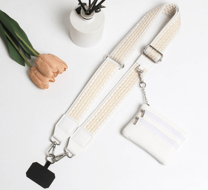 💖HOT SALE-49% OFF📱Crossbody Phone Strap with Zippered Pouch