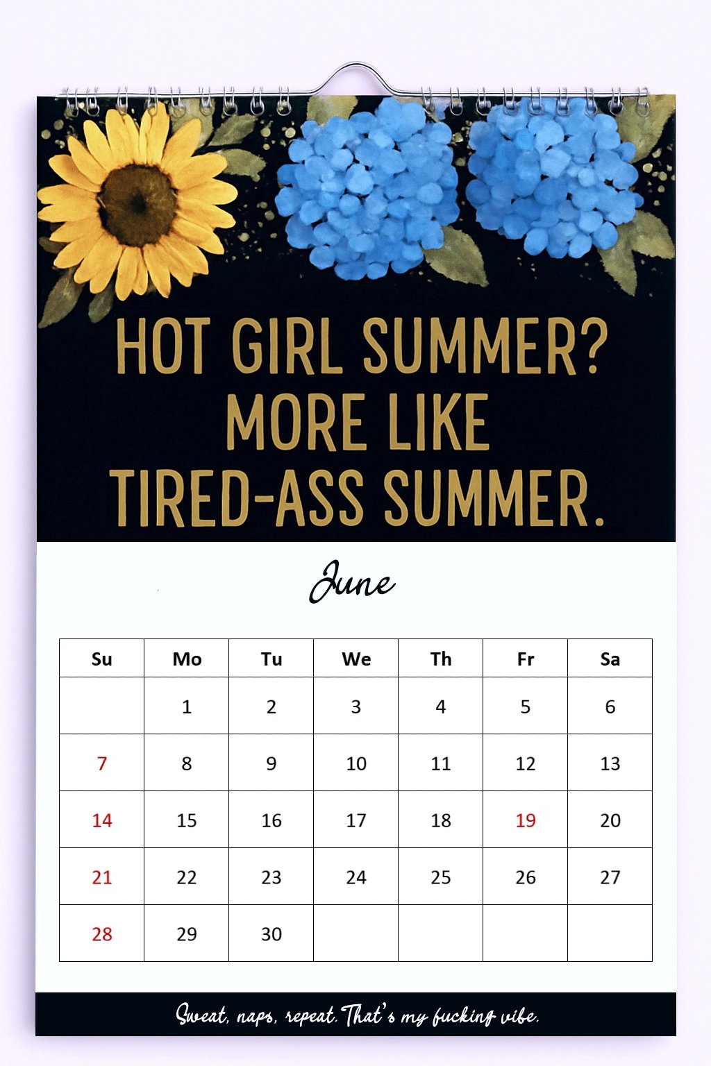 🔥BESTSELLER🔥Fuck It Again – 2026 Calendar For Women Who’ve Had Enough