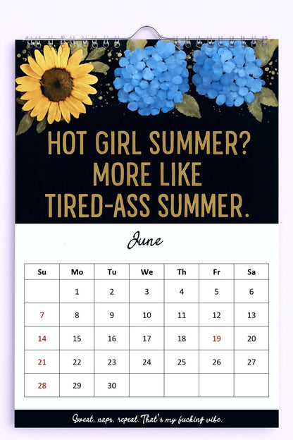 🔥BESTSELLER🔥Fuck It Again – 2026 Calendar For Women Who’ve Had Enough