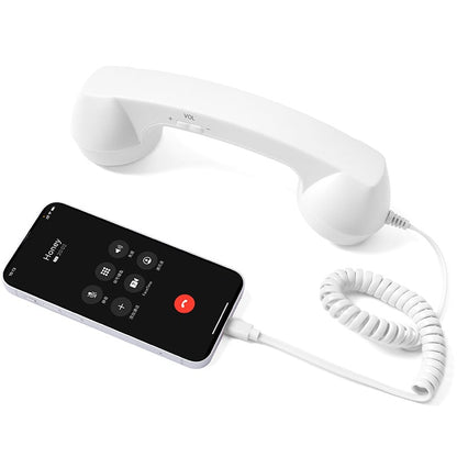 🔥Last Day 49% OFF-Retro Choice-Bluetooth Phone Handset, Wireless/Wired & USB Mobile Phone Receiver for Comfortable Calls