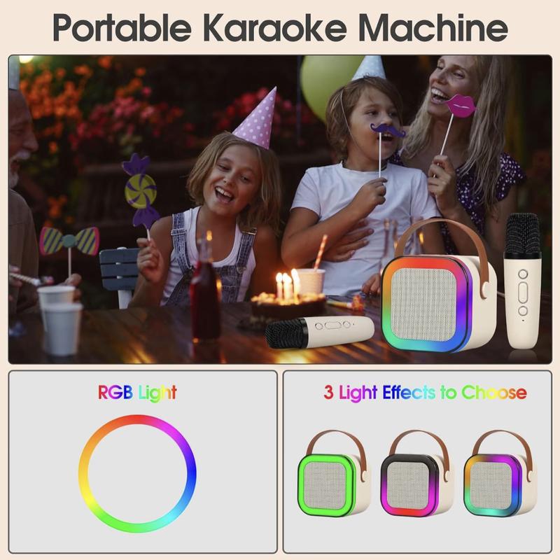 🔥Last Day 49% OFF-Fall Portable Wireless Karaoke Speaker with 2 wireless Microphone