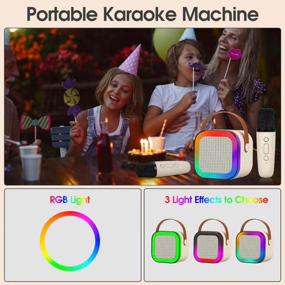 🔥Last Day 49% OFF-Fall Portable Wireless Karaoke Speaker with 2 wireless Microphone