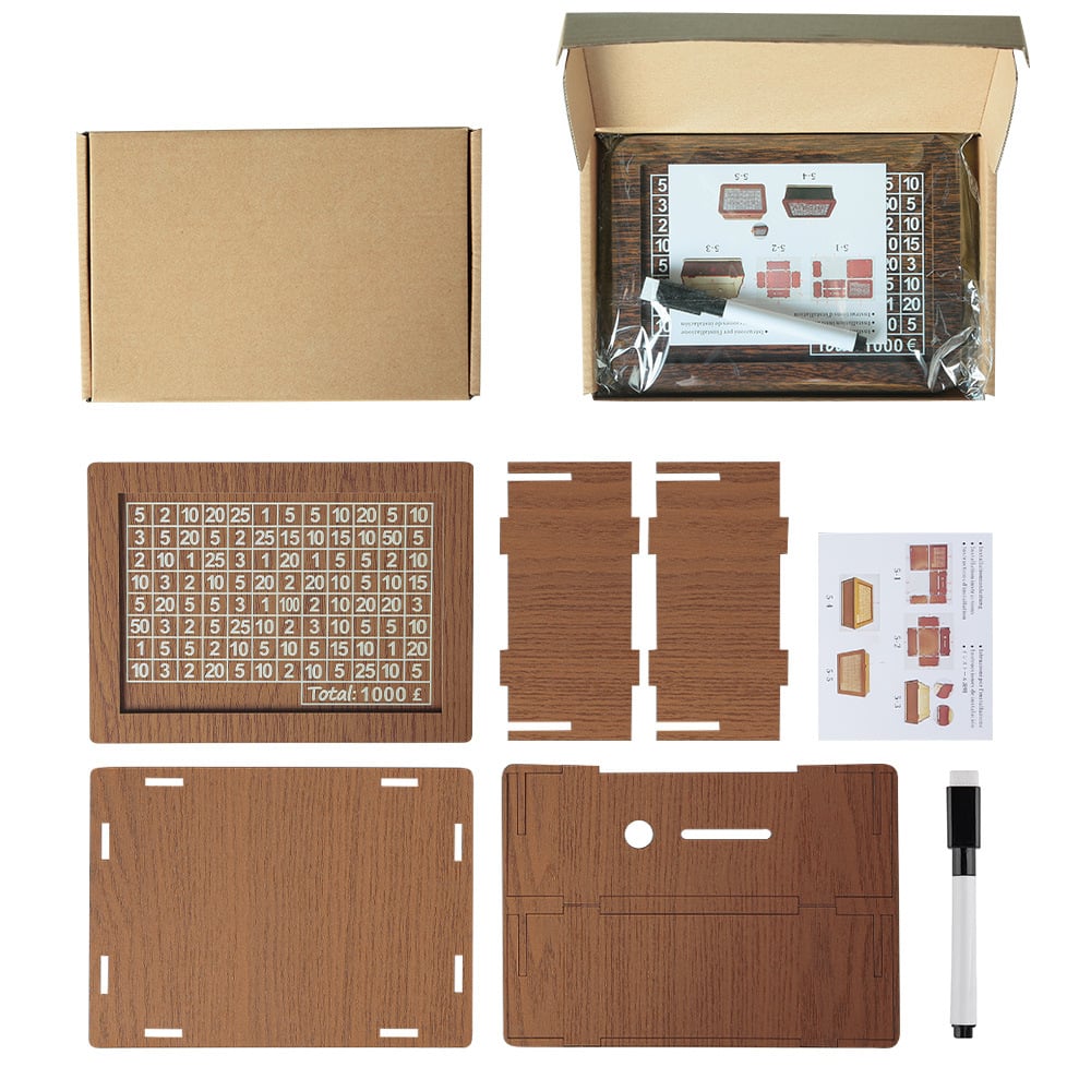 Hot Sale 49% OFF🎁Cash Vault Wooden Savings Box